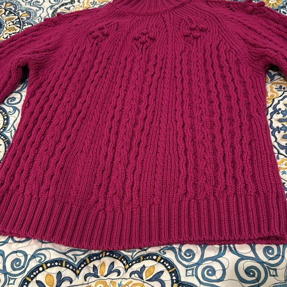 Sezane Aubin Sweater Jumper Magenta - excellent condition - Picture 7 of 12